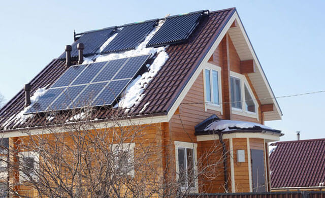 Как обогреть дом солнечными панелями — теория и практика