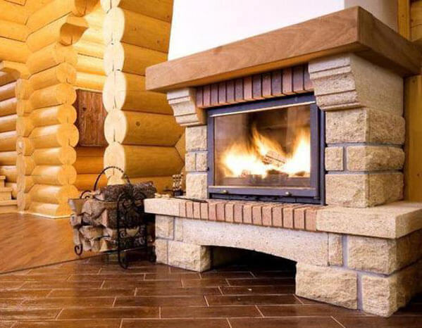 Как установить печь-камин в деревянном доме: установка кирпичной и металлической печи в деревянном доме