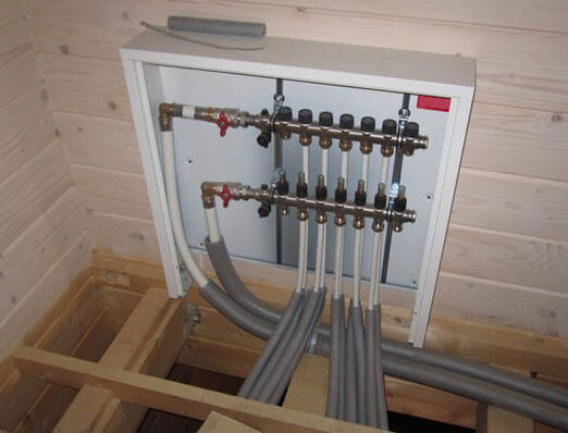 Коллекторная система отопления частного дома — схема подключения