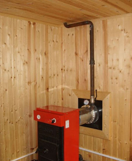 Отопление в деревянном доме: виды устройства