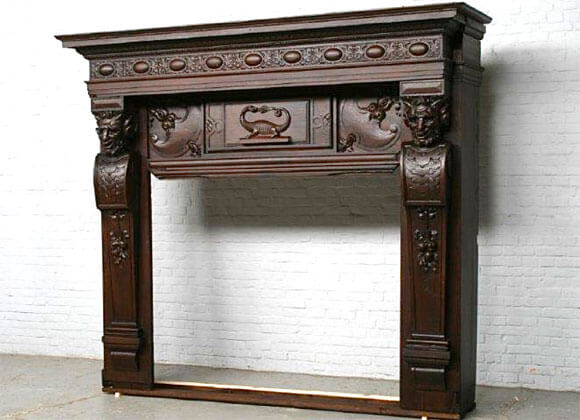 Портал для деревянного камина — украшаем конструкцию